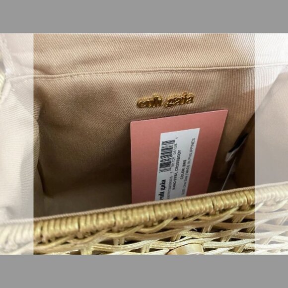 Cult Gaia NWT Sybil Nano Metallic Woven Crossbody Bag (ORIG.$435) w/tax - Picture 6 of 6